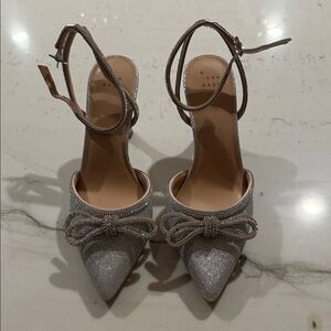 A New Day Women's Sparkling Silver Heels